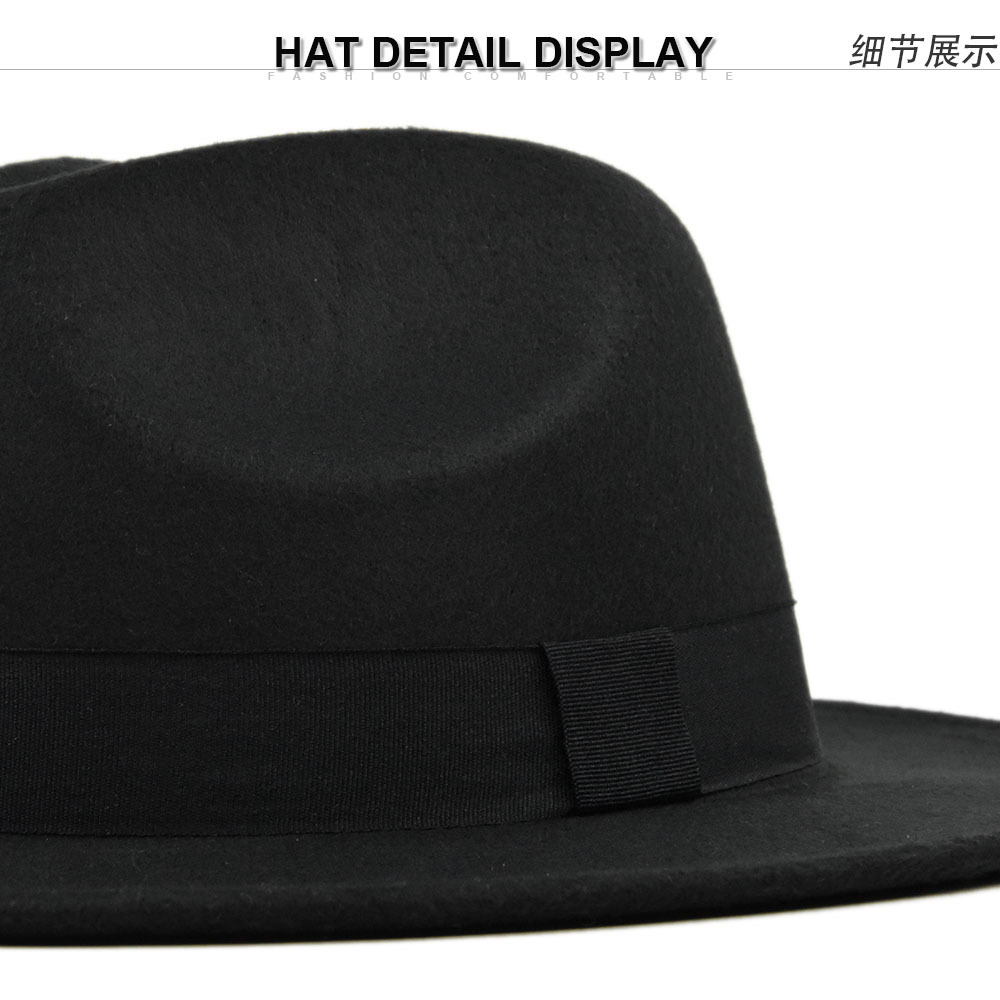New Vintage Fedora Men Wool Wi - Fedora Hat Wool ulasan dan harga