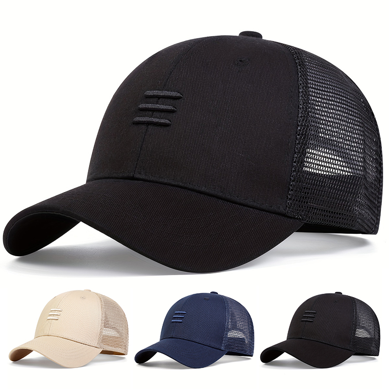 Men Hip Hop Baseball Mesh Cap  - Trucker Cap Mesh ulasan dan harga