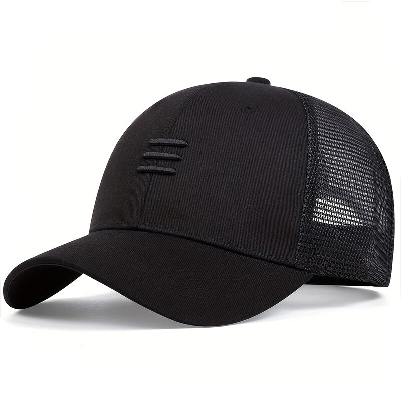 Men Hip Hop Baseball Mesh Cap  - Trucker Cap Mesh ulasan dan harga