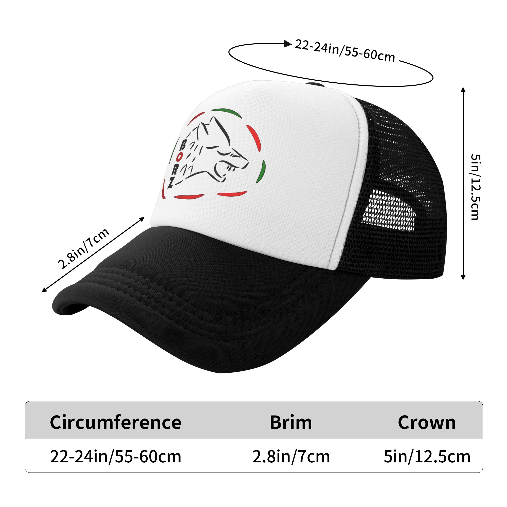 Chechen Wolf, Borz Design  Sun - Trucker Cap Mesh ulasan dan harga