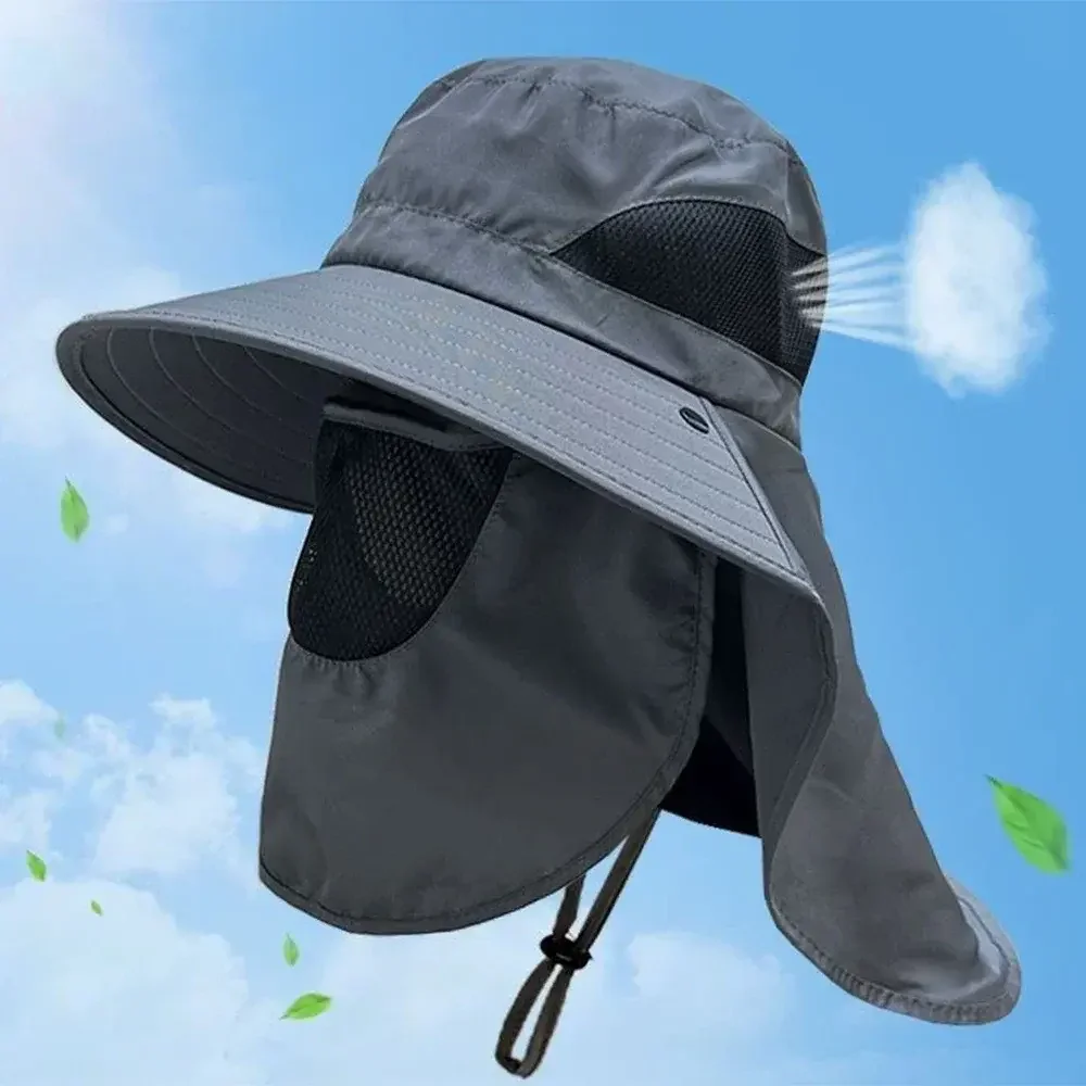 Outdoor Surfing Hiking Camp Be - Sun Hat Wide Brim ulasan dan harga