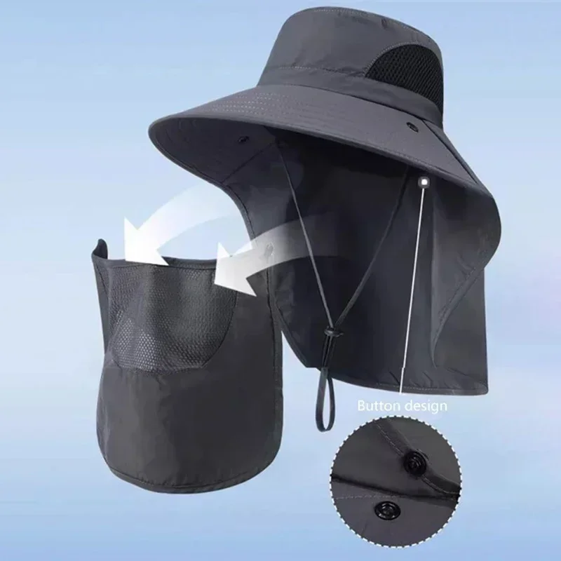 Outdoor Surfing Hiking Camp Be - Sun Hat Wide Brim ulasan dan harga