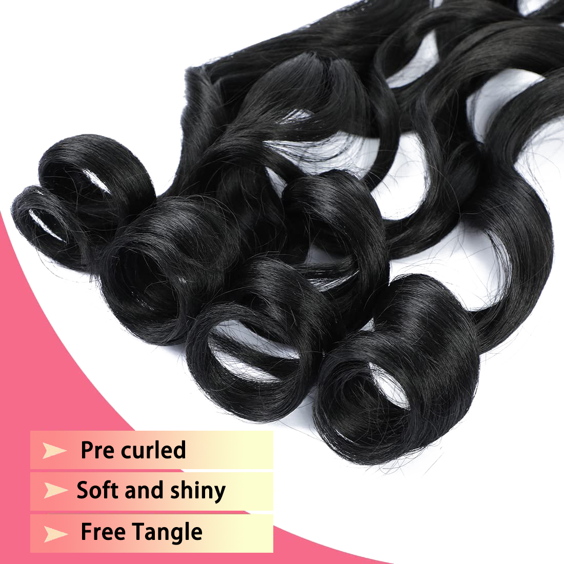 French Curl Braiding Hair 12/1 - Beret French Wool ulasan dan harga